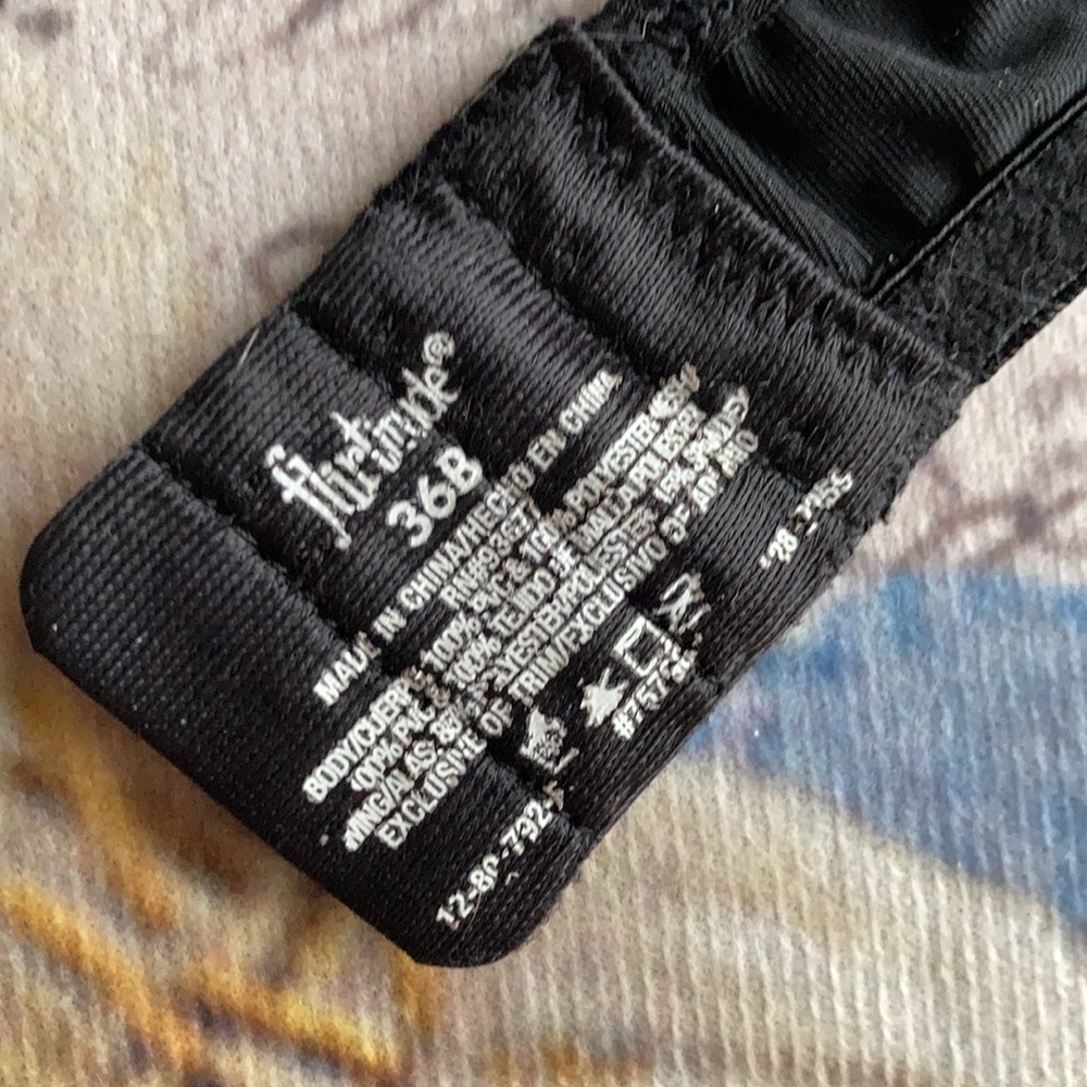 Black Sequin Push-Up Underwire Bra - image 4